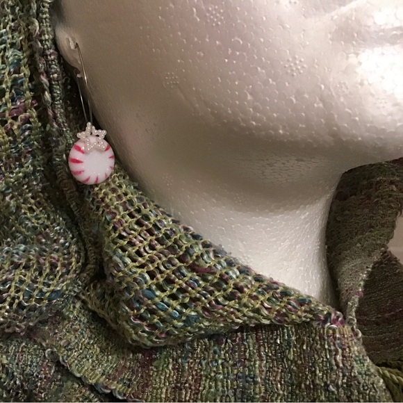 2/$10.00 Peppermint Earrings - Picture 4 of 6